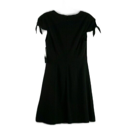 Kensie = Black Short Sleeve A-Line Dress - Size XS - Picture 5 of 8